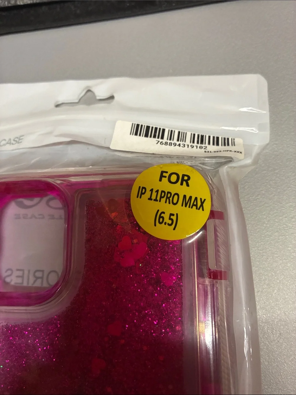 Pink Liquid Glitter Case for iPhone 11 Pro Max